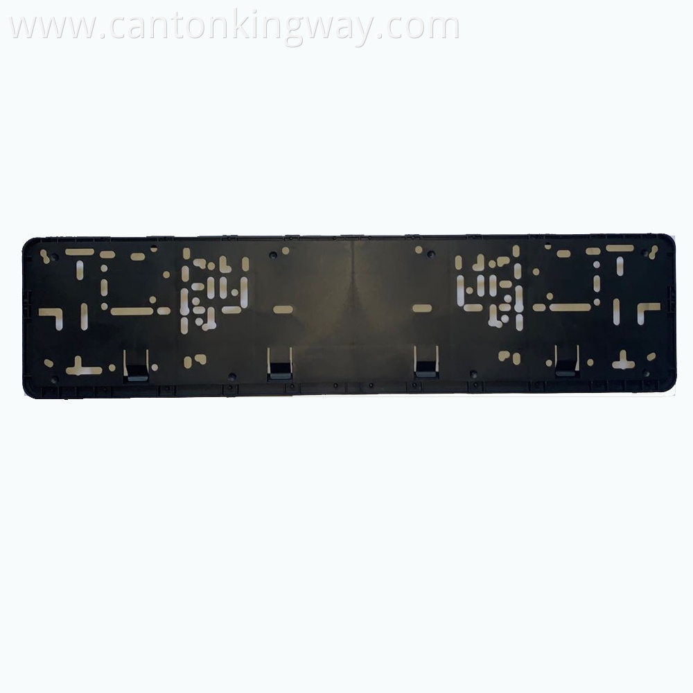 Euro License Plate Frame Backside